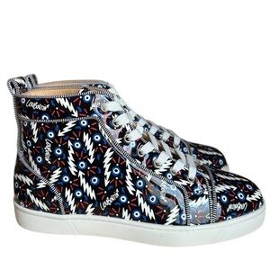 Christian Louboutin NEW Louis Orlato Ginzana Sneaker patent RETAIL 1,045